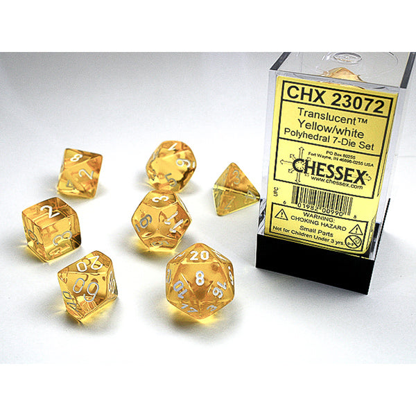 Chessex 7-Die Set Translucent