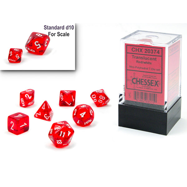 Chessex 7-Die Set Translucent
