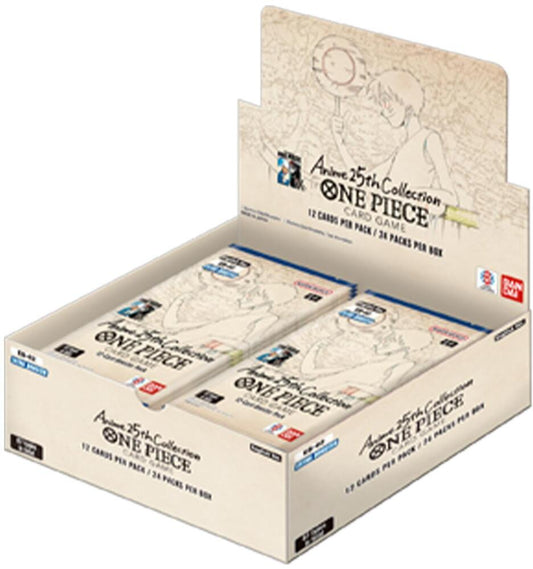 One Piece TCG: EB-02 Extra Booster: Anime 25th Collection Box -English