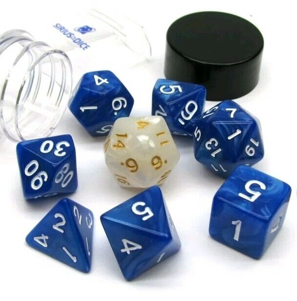 Sirius Dice RPG Dice Set (7): Multiple Colors