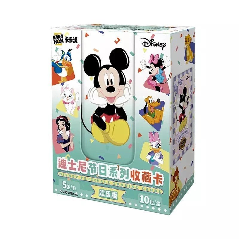 Kakawow Disney Mickey JOY Edition Festivals Trading Cards Booster Box - Chinese