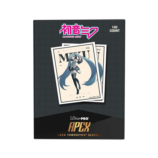 Ultra Pro Apex Sleeves Retro Soundscapes Hatsune Miku 105ct